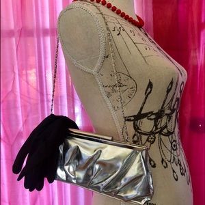 🔥5 for $25🔥Lulu Townsend Silver Clutch Bag